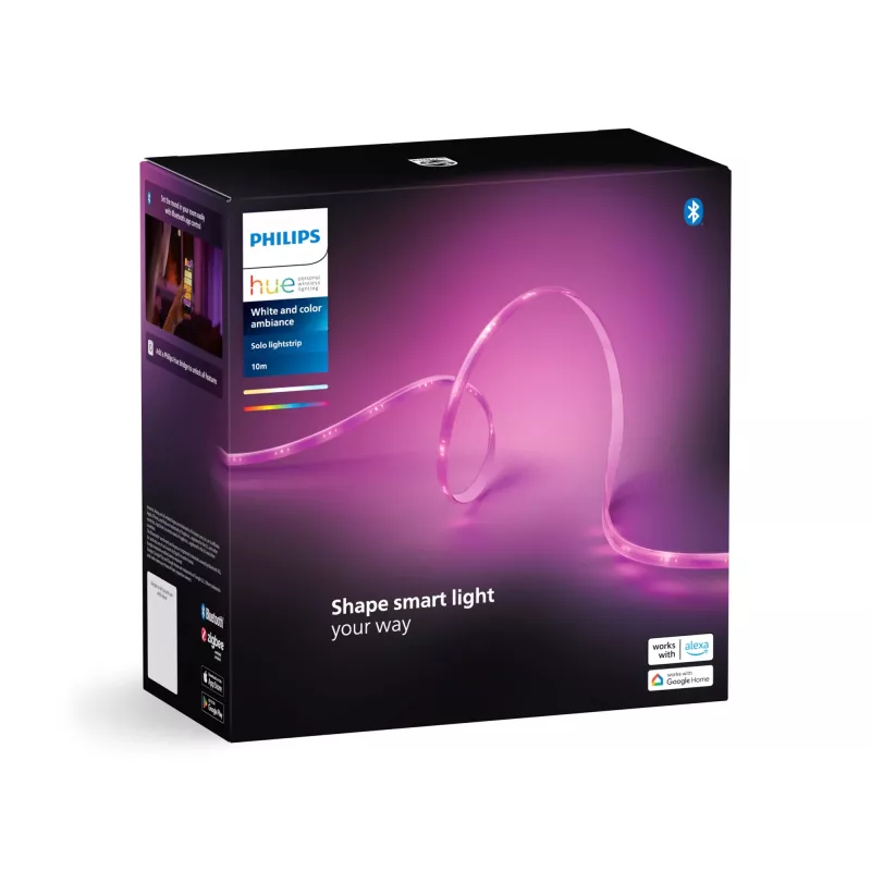LED juostinis šviestuvas Philips 8720169326750 Bluetooth Zigbee, 20 W, 1,5 m kabelis, 14 mm x 4,52 mm