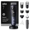Barzdaskutė Braun BeardTrimmer 7 BT7540 0,5–20 mm Baterija Juoda Mėlyna