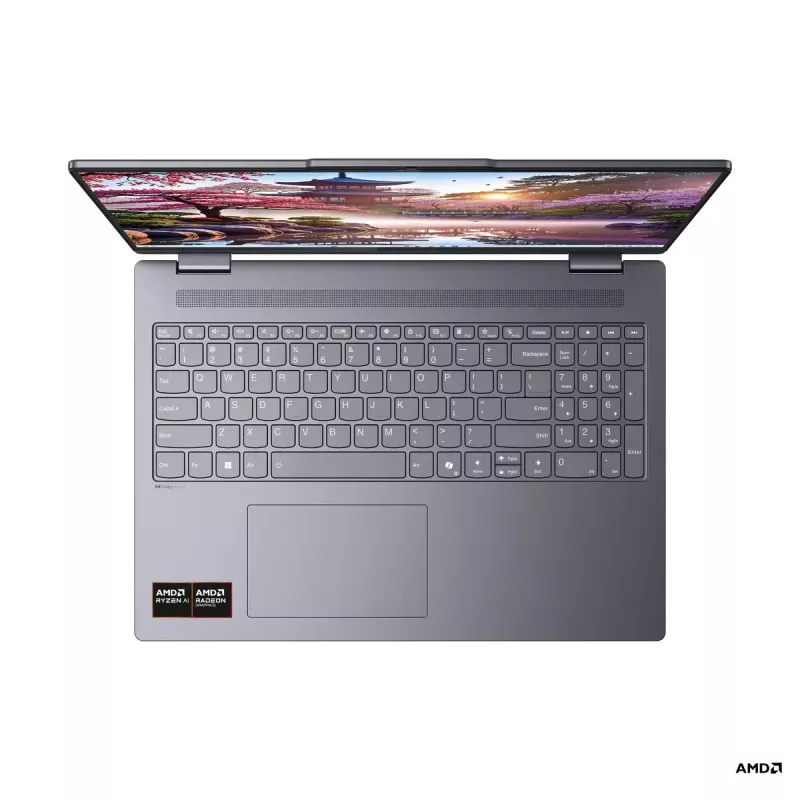 Konvertuojamas nešiojamasis kompiuteris Lenovo IdeaPad 5 2-in-1 16AKP10 — 16 colių WUXGA IPS jutiklinis, AMD Ryzen AI 7, 16 GB, 512 GB SSD, AMD Radeon 860M