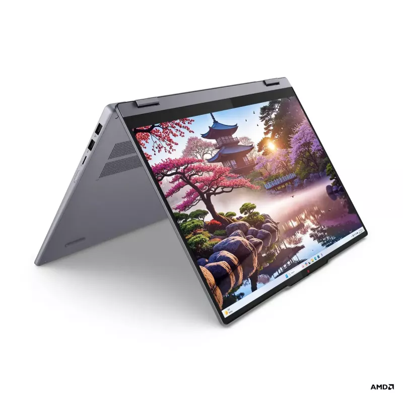 Konvertuojamas nešiojamasis kompiuteris Lenovo IdeaPad 5 2-in-1 16AKP10 — 16 colių WUXGA IPS jutiklinis, AMD Ryzen AI 7, 16 GB, 512 GB SSD, AMD Radeon 860M
