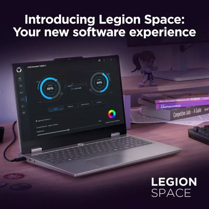 Nešiojamasis kompiuteris Lenovo LOQ 15IRX10 — 15,6 col. FHD IPS, nesiblaškantis ekranas, Intel Core i5‑13450HX, 16 GB DDR5, 1 TB SSD, NVIDIA GeForce RTX 5060 8 GB, Windows 11 Home