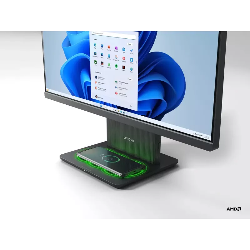 Viskas viename kompiuteris Lenovo IdeaCentre AIO 3 23,8 colių FHD — AMD Ryzen 5 7535HS, 16 GB DDR5, 1 TB HDD, AMD Radeon 660M, Windows 11 Home