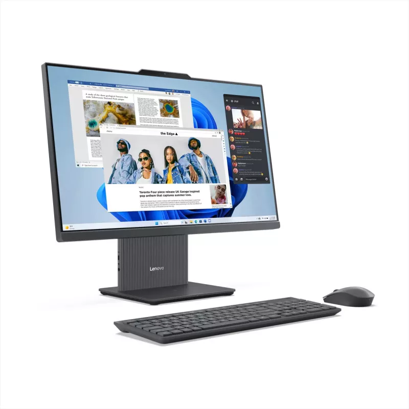 Viskas viename kompiuteris Lenovo IdeaCentre AIO 3 23,8 colių FHD — AMD Ryzen 5 7535HS, 16 GB DDR5, 1 TB HDD, AMD Radeon 660M, Windows 11 Home
