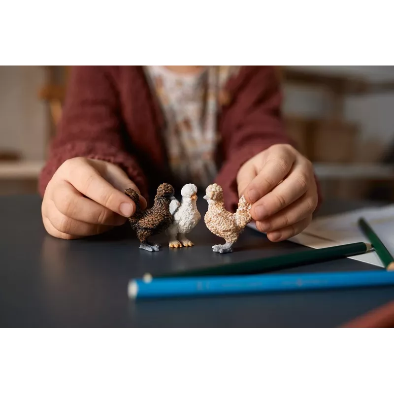 Žaislų figūrėlės Schleich FARM WORLD Chicken Friends Daugiaspalvė 42574