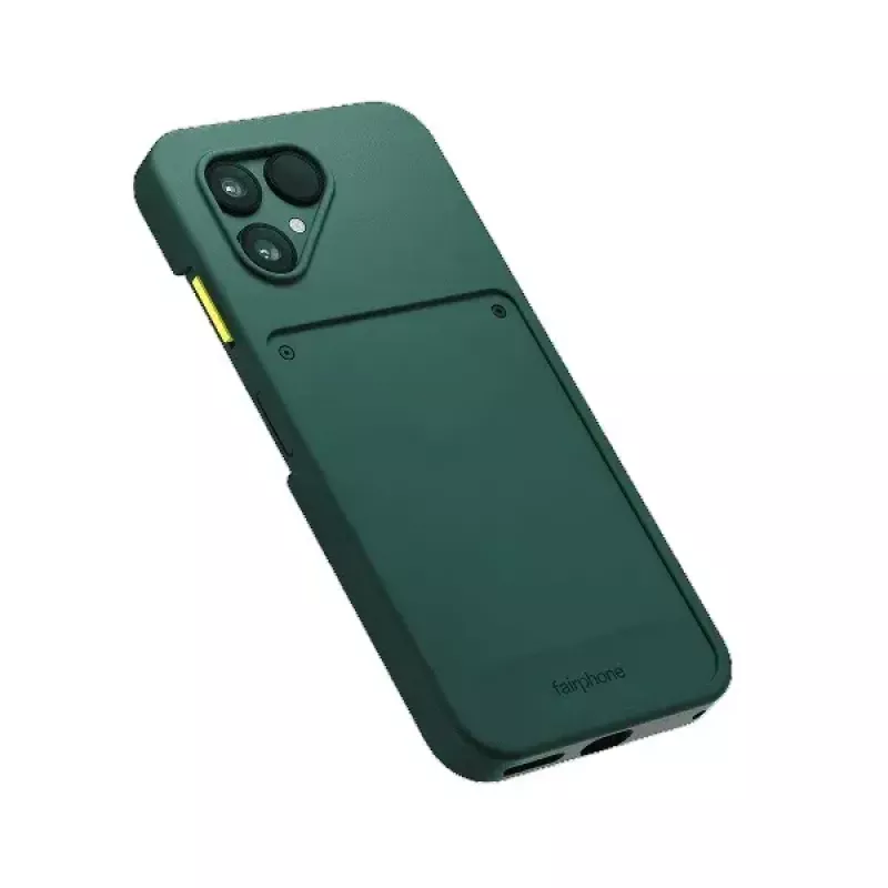 Mobiliojo telefono dėklas Fairphone Case v1 — apsauginis gaubtas Fairphone Gen. 6, tinka iki 16 cm (6,3 colio) ekranui, žalias