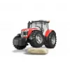 Žaislinis traktorius BRUDER Massey Ferguson 7624