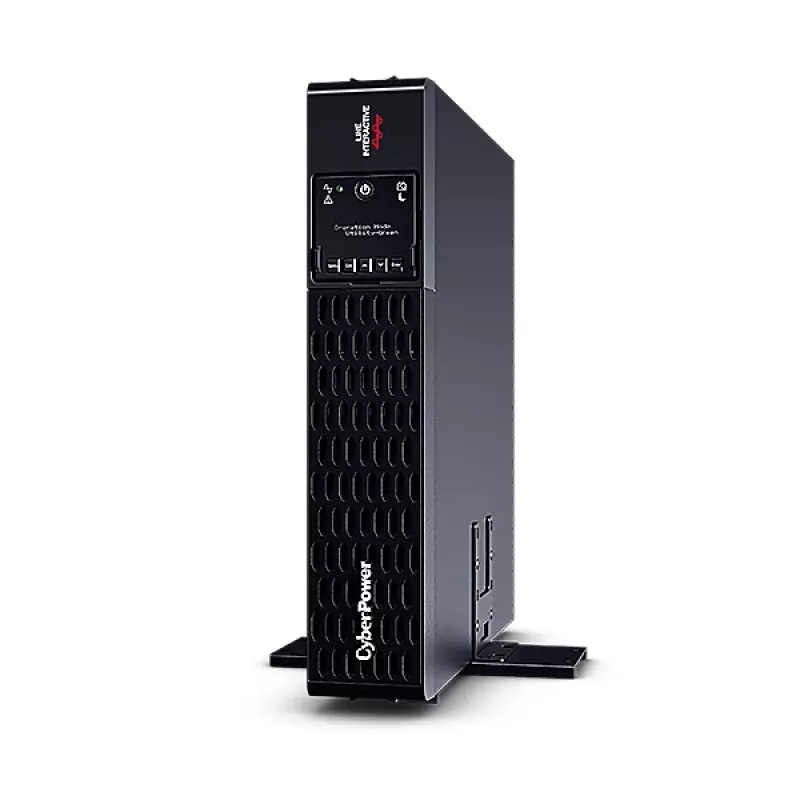 Nepertraukiamo maitinimo šaltinis CYBERPOWER PR1500ERT2U 1,5 kVA / 1500 W, linijinis-interaktyvus, grynas sinusas, 10x C13 lizdai, 2U stelažas