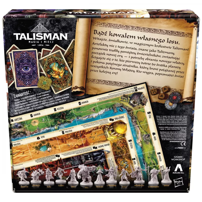 Hasbro Gaming Avalon Hill Talisman The Magical Quest Board Game 5th Edition