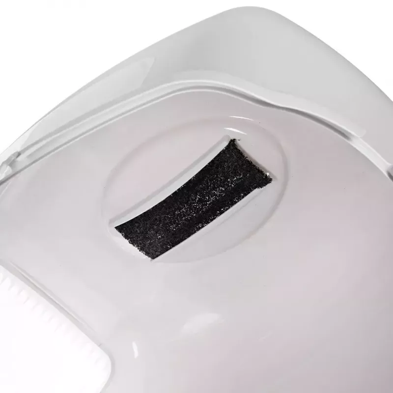 Kačių tualetas DIAMENTIQ BAYA šviesiai pilkas/tamsiai pilkas 55,5×40×38,7 cm, plastikinis, reversinis durelės