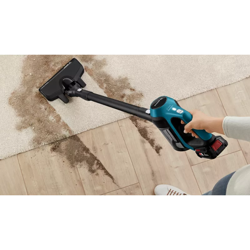Bosch Serie 6 BBS611LAG belaidis dulkių siurblys / elektrinė šluota 2-in-1 belaidis dulkių siurblys Baterija Sausas Be maišelio 0,3 L Mėlyna 2,5 Ah