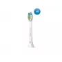 Dantų šepetėlio galvučių komplektas Philips HX6068/87 Optimal White, 8 vnt., baltos, vidutinio kietumo šereliai, keitimo intervalas 3 mėn.