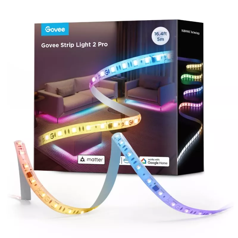Universali LED juostelė Govee Light 2 Pro 5000 mm 300 lempučių