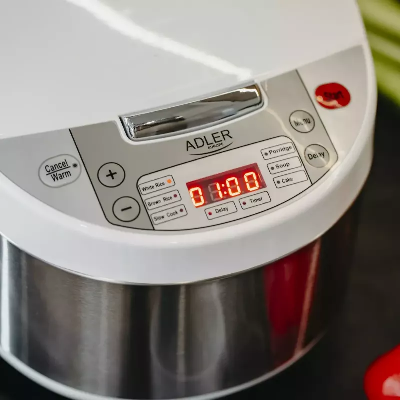 Multicooker Adler AD 6420 — 700 W, 3,25 l talpa, 6 programuojamos programos, LED ekranas