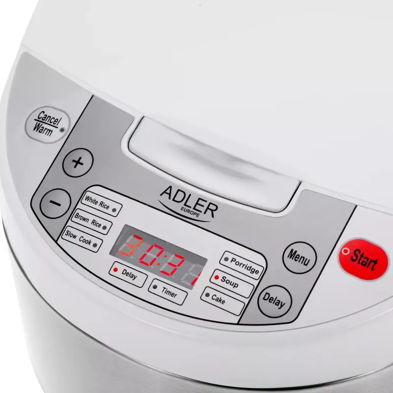Multicooker Adler AD 6420 — 700 W, 3,25 l talpa, 6 programuojamos programos, LED ekranas