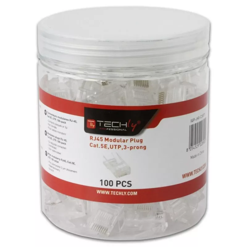 Techly IWP-JAR-C5RTY laido jungtis RJ45 Skaidri