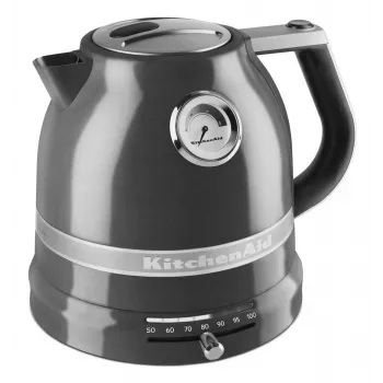 Elektrinis virdulys KITCHENAID 5KEK1522EMS — 1,5 l, 2400 W, nerūdijantis plienas, 7 temperatūros nustatymai