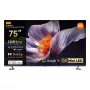 Televizorius Xiaomi TV S Pro 75 colių 4K Ultra HD QD‑Mini LED, 3840x2160, Android TV, 1700 cd/m², pilka