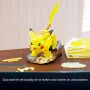 4D Build , Pokémon Pikachu 3D modelio rinkinys, Pokémon figūrėlė, Kanto pirmųjų partnerių kolekcija, stalo dekoras, 201 detalė, nuo 12 metų