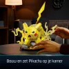 4D Build , Pokémon Pikachu 3D modelio rinkinys, Pokémon figūrėlė, Kanto pirmųjų partnerių kolekcija, stalo dekoras, 201 detalė, nuo 12 metų