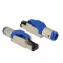 Laidinė jungtis RJ-45 DeLOCK 86487 mėlyna sidabrinė
