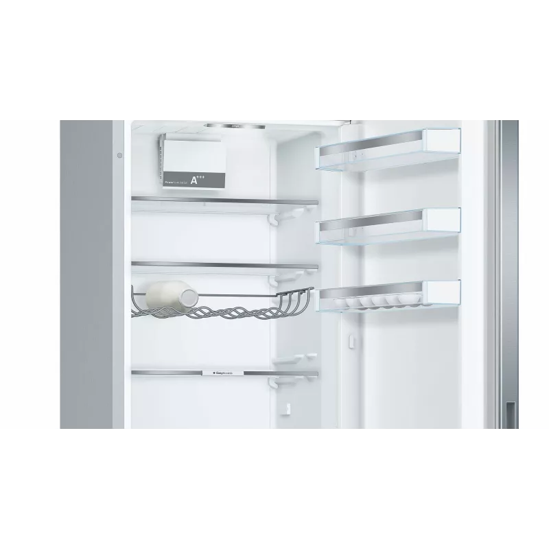 Bosch Serie 6 KGE39AICA šaldytuvas-šaldiklis, laisvai pastatomas, 343 L, nerūdijantis plienas