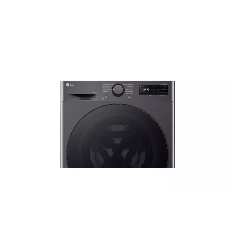Skalbimo džiovintuvas LG V5WD95SLIMB, priekinio pakrovimo, laisvai pastatomas, 5 kg, 1200 aps./min., juodas