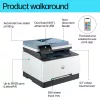 Daugiafunkcis spausdintuvas HP Color LaserJet Pro MFP 3302sdw, lazerinė spalvota spauda