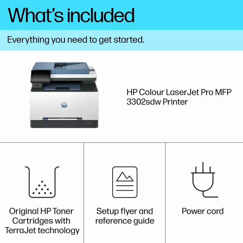 Daugiafunkcis spausdintuvas HP Color LaserJet Pro MFP 3302sdw, lazerinė spalvota spauda