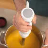 Panardinamas trintuvas BRAUN MultiQuick 5 MQ 50001 M — 1000 W, nerūdijančio plieno velenas, 0,6 l talpos indas, pilka/baltos spalvos