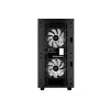 PC korpusas DeepCool MATREXX 40 3FS Micro Tower — Micro ATX/Mini-ITX, grūdintas stiklas, 3x140/2x120 ventiliatorių palaikymas, GPU iki 320 mm, 2x3,5 colio + 2x2,5 colio, juodas