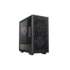 PC korpusas DeepCool MATREXX 40 3FS Micro Tower — Micro ATX/Mini-ITX, grūdintas stiklas, 3x140/2x120 ventiliatorių palaikymas, GPU iki 320 mm, 2x3,5 colio + 2x2,5 colio, juodas