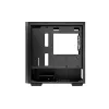 PC korpusas DeepCool MATREXX 40 3FS Micro Tower — Micro ATX/Mini-ITX, grūdintas stiklas, 3x140/2x120 ventiliatorių palaikymas, GPU iki 320 mm, 2x3,5 colio + 2x2,5 colio, juodas