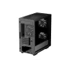 PC korpusas DeepCool MATREXX 40 3FS Micro Tower — Micro ATX/Mini-ITX, grūdintas stiklas, 3x140/2x120 ventiliatorių palaikymas, GPU iki 320 mm, 2x3,5 colio + 2x2,5 colio, juodas