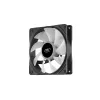 PC korpusas DeepCool MATREXX 40 3FS Micro Tower — Micro ATX/Mini-ITX, grūdintas stiklas, 3x140/2x120 ventiliatorių palaikymas, GPU iki 320 mm, 2x3,5 colio + 2x2,5 colio, juodas