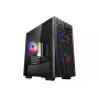 PC korpusas DeepCool MATREXX 40 3FS Micro Tower — Micro ATX/Mini-ITX, grūdintas stiklas, 3x140/2x120 ventiliatorių palaikymas, GPU iki 320 mm, 2x3,5 colio + 2x2,5 colio, juodas