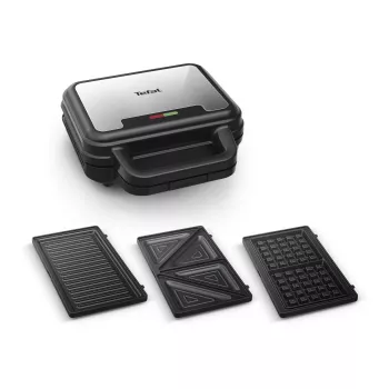 Tefal SW383D10 sumuštinių keptuvė 700 W Juoda, Nerūdijančio plieno