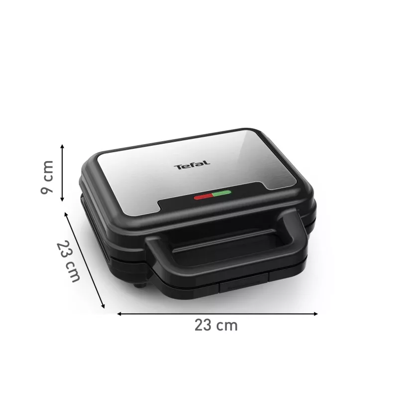 Tefal SW383D10 sumuštinių keptuvė 700 W Juoda, Nerūdijančio plieno