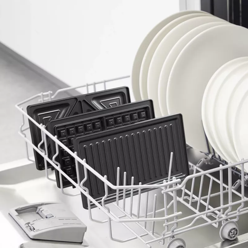 Tefal SW383D10 sumuštinių keptuvė 700 W Juoda, Nerūdijančio plieno