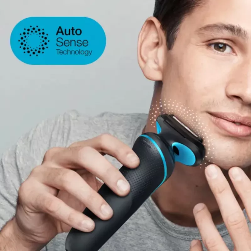 Braun Series 5 51-M4500cs folijos skutiklis Juoda, Mėlyna