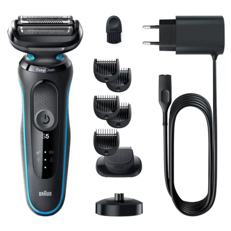 Braun Series 5 51-M4500cs folijos skutiklis Juoda, Mėlyna