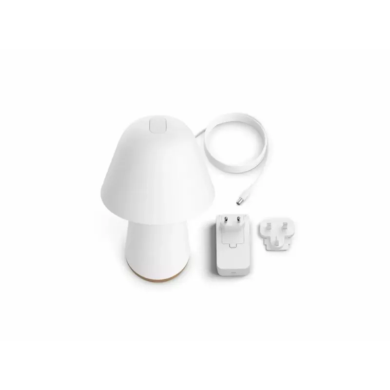 Naktinio stalelio lempa Philips Hue 13,4 W LED balta
