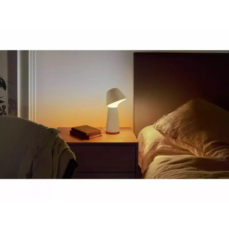 Naktinio stalelio lempa Philips Hue 13,4 W LED balta
