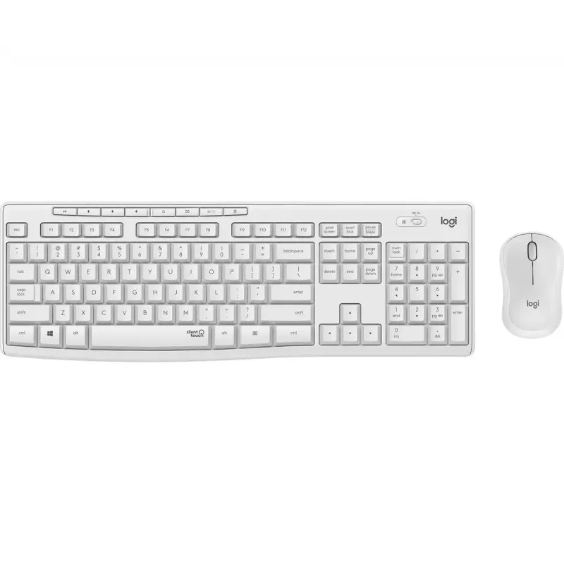 Belaidis klaviatūros ir pelės rinkinys Logitech MK295 Silent