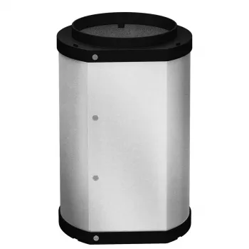 Gartraukio prailginimo vamzdis Electrolux M8CKSL28 juodo nerūdijančio plieno, Ø193 mm × A295 mm
