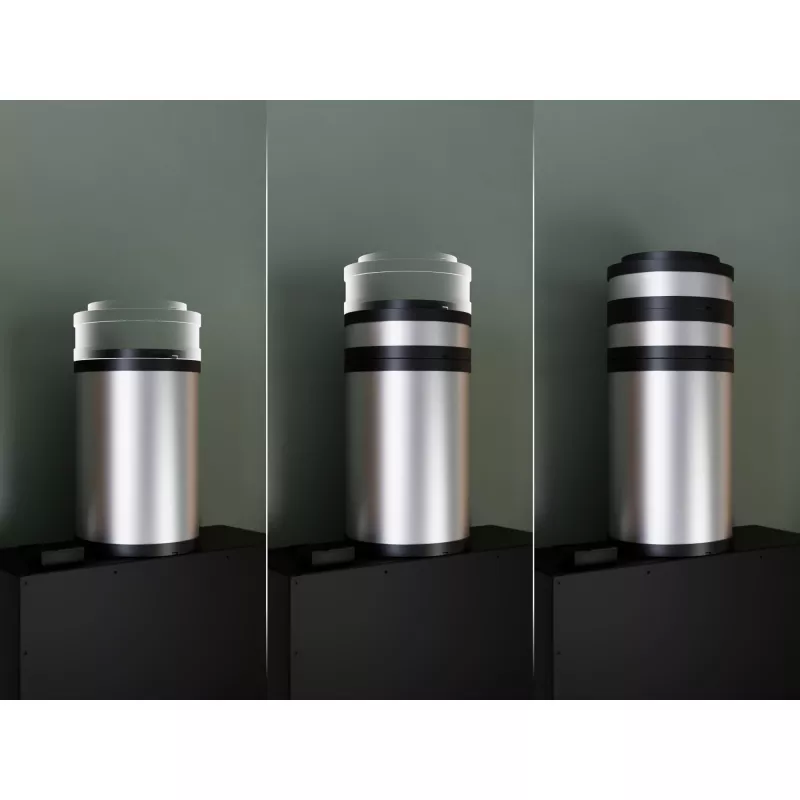Gartraukio prailginimo vamzdis Electrolux M8CKSL28 juodo nerūdijančio plieno, Ø193 mm × A295 mm