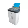 Popieriaus smulkintuvas HP ONESHRED Auto 200CC — automatinis tiekimas 200 lapų talpa, mikro pjovimas P-4, 28 l dėžė, balta-pilka