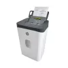 Popieriaus smulkintuvas HP ONESHRED Auto 200CC — automatinis tiekimas 200 lapų talpa, mikro pjovimas P-4, 28 l dėžė, balta-pilka