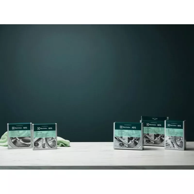 Valiklio ir kalkių šalinimo milteliai Electrolux M2GCP121 indaplovėms ir skalbimo mašinoms, 12 vnt.