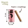 Kompostuojami išmatų maišeliai Starch Bag STARCHBAG BIO alyviniai, augalinės skaidulos, 8 × 15 vnt.
