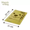 Kompostuojami išmatų maišeliai Starch Bag STARCHBAG BIO alyviniai, augalinės skaidulos, 8 × 15 vnt.